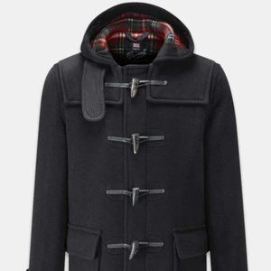 XXL Gloverall Morris Duffle Coat (Black)